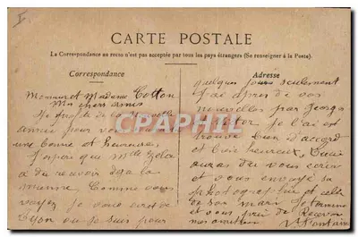 Lyon — Most kollegium i nabrzeża Rony — Wydawca: STAPLES (Lyon) — Rewers