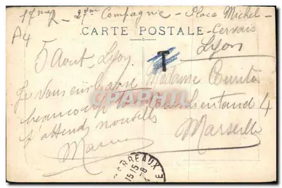 Widok na Saône w pobliżu Saint-Georges — Lyon — E.R. n°246 — Rewers