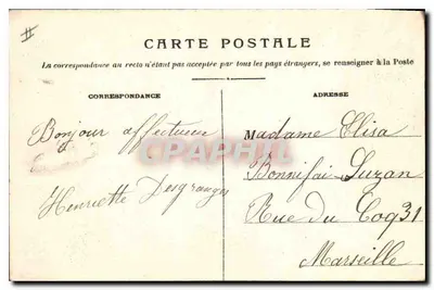 LYON — Most Uniwersytetu i Wydziały Prawa i Literatury — S.F. n°369 — Rewers