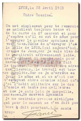 Lyon — Most Lalayette i Gęsi A. F. — Rewers