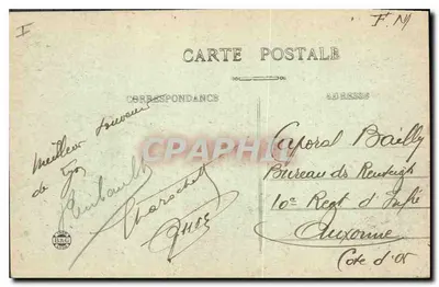 LYON — O Pont Wilson, sobre o rio Rône, inaugurado em 14 de Julho de 1918 — E.R. — Verso