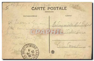 LYON — Pont das Faculdades e Coteau de Fourvières — L. B. — Verso