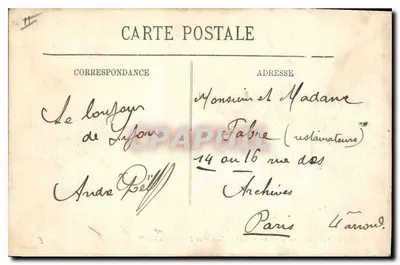 LYON — O Ponte da Universidade e a Faculdade de Direito — LL. — N° 276 — Verso