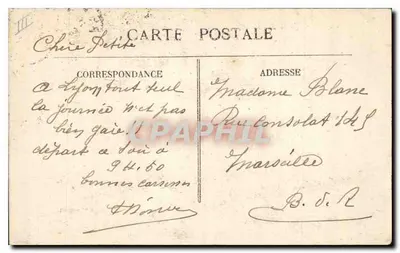 LYON - Quai de Serin — S. Farges, Edição — Lyon, n° 5845 — Verso