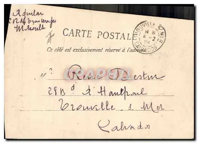 Marsiglia — I Riformati — A. Ruat, edit. n°102 — Verso