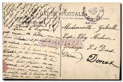 Marsiglia — La Chiesa dei Riformati e il Monumento dei Mobiles del 1870 — Magasin Général — Verso