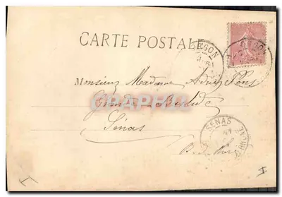 Marselha - Os Reformados — L.P. 4 — editor L.P. (Lithographie Parisienne) — Verso