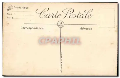 Marseille — De Triomfboog opgericht tot eer van de Republiek — Lévy Fils & Cie Paris, n°22 — Achterkant