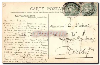 Marseille — Arc de Triomphe — Magasin Général - Marseille — Rewers