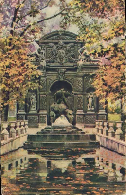 Fontaine Médicis — Jardim do Luxembourg — Edições Paris... en Flanant, Série 1
