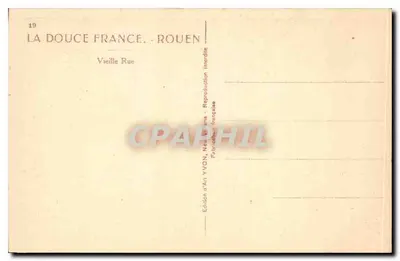 Rouen — Stara ulica — Wydawnictwo Art YVON — Rewers