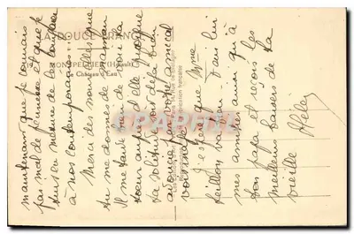 Monspelier (Hérault) — Zamek Wody — wydawca Yvon, nr 1017 — Rewers