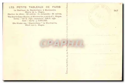 Basiliek van het Heilig Hart — Montmartre — Mona — Achterkant