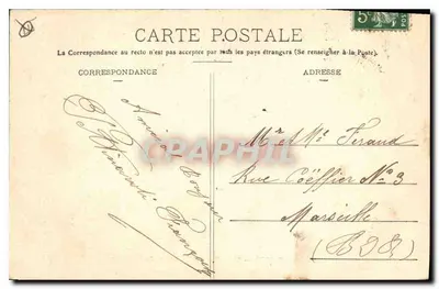 Aix-en-Provence — Vista Geral do Tombeau Sec — Coll. Jaussaud, n°46 — Verso