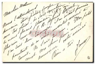 Aix-en-Provence — Interior do Monumento Seco — Carte postale Bilhete postal antigo — Verso