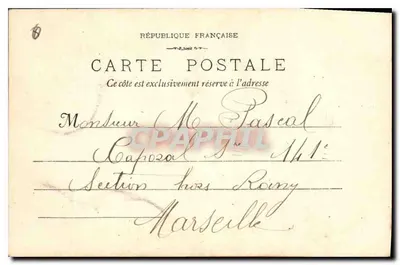 Aix-en-Provence — Widok na całość grobu suchego — E. Jauissaud, Wydawca, nr 46 — Rewers