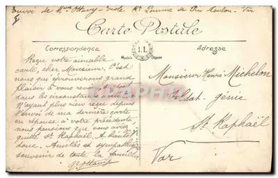 Cap Brun — Rocher de Sainte-Marguerite — LL — Verso