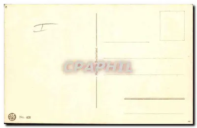 Paisagem lacustre com casa — editora Madame en Suisse, n° 408 — Verso