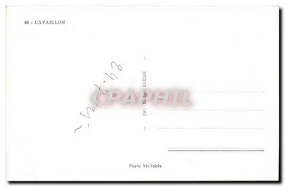 Cavaillon — vista panorâmica e monumentos — Édition GLEZET (n°46) — Verso