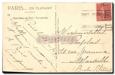 Notre-Dame w Paryżu — Ogólny widok — Yvonn — Rewers