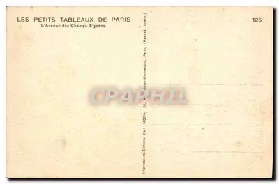 Les Champs-Élysées — widok z powietrza — Mona — Rewers