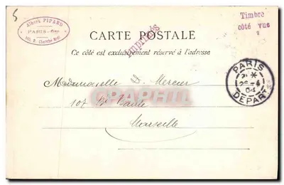 Paryż — Muzeum Carnavalet — E. L. D. Paryż, nr 197 — Rewers