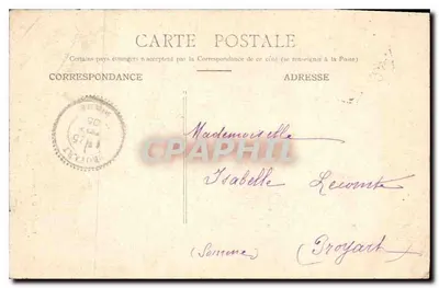 PARIS — Sobre o Lago Daumesnil — C. Jeangette, n°35 — Verso
