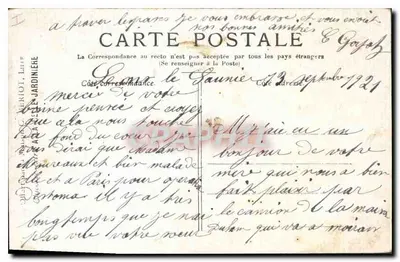 Paris — A Madeleine — Editor anônimo, número de série não visível — Verso