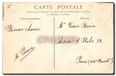 PARIS — De Kathedraal, Kerk Notre-Dame — Collecties ND. Fot. — Achterkant