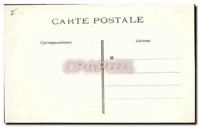 Parijs — Uitzicht op de Kerk van de Madeleine — C. M. n°81 — Achterkant