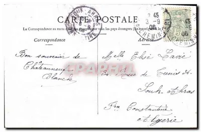 Paris - A grade do parque Monceau — editor desconhecido, número de série não visível — Verso