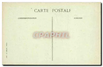 PARIS — Panthéon i Statua Jana Jana Rousseau — IMP. LE DELET, PARIS — Rewers
