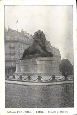 Le Lion de Belfort — Paris — Collection Petit Journal