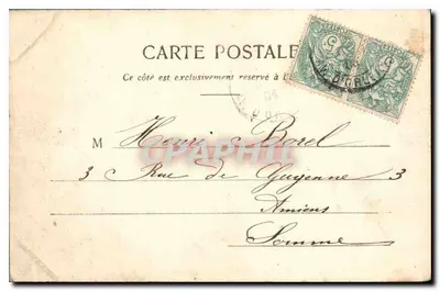 Paris — O Jardim das Tuileries & a Rue de Rivoli — editor desconhecido, n° 250 — Verso
