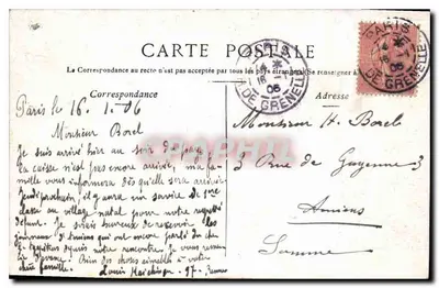 Paris - Pylônes du Pont Alexandre III — éditeur non identifié, n° de série non visible — Verso
