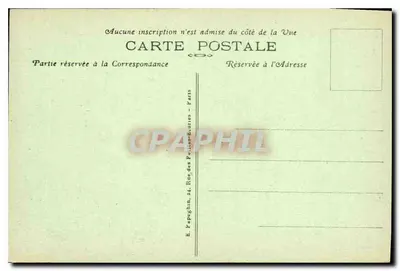 Parijs — Het Sacré-Cœur van Montmartre — A. P. n°463 — Achterkant
