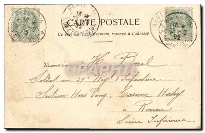 Paryż - Fontanna Carpeaux — wydawca anonimowy, nr 112 — Rewers
