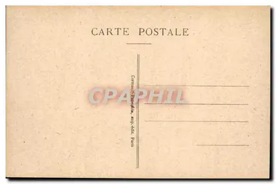 Paris — Place de la Concorde — Die Fontänen und der Obelisk — A.P. — Rückseite