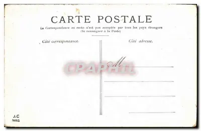 Paryż — Arc de Triomphe de l'Étoile — J.C. Paryż — Rewers