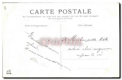 Parigi — Il Grand Palais (Champs-Élysées) — J.C. Paris — Verso
