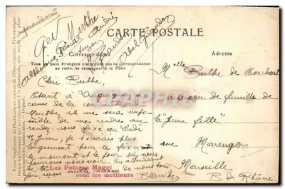 Uniwersytet Nauk Farmaceutycznych i Chemicznych w Paryżu — Aleja Obserwatorium — wydawca Tout Paris, nr 148 — Rewers