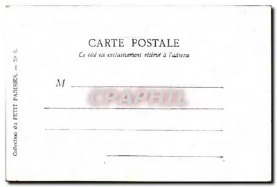 Paryż — Panthéon — Kolekcja Petit Parisien, nr 6 — Rewers