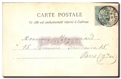 PARIS — Katedra Notre-Dame (Boczna fasada) — Wydawca nieznany, nr 69 — Rewers