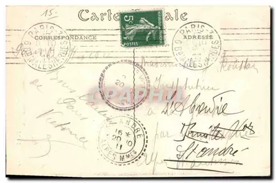 PARIS — Os Invalidos — Editor desconhecido, número de série não visível — Verso