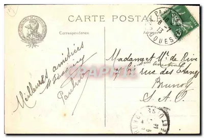 Kapelle des Doms und Grabmal Napoleons — Hôtel des Invalides — J.H. — n°175 — Rückseite
