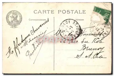 Paris - Hotel dos Invalidos - Túmulo de Napoleão — editor J.H. n°699 — Verso