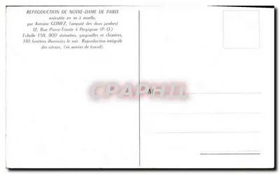 Notre Dame de Paris — Centenaire 1163-1963 — Graphphil — Verso