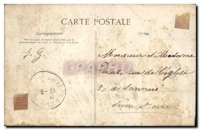Place des Batignolles — Paryż — C.L.C. n° 673 — Rewers