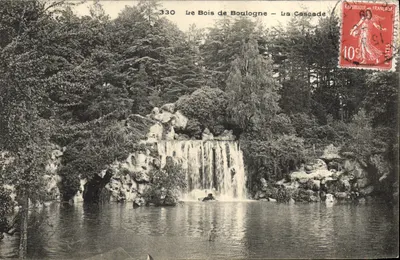 O Bois de Boulogne — A Cascata — Editor desconhecido, n° 330