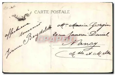 Bois de Boulogne (Artístico) — Lago de St-James — F. F. Paris — Verso